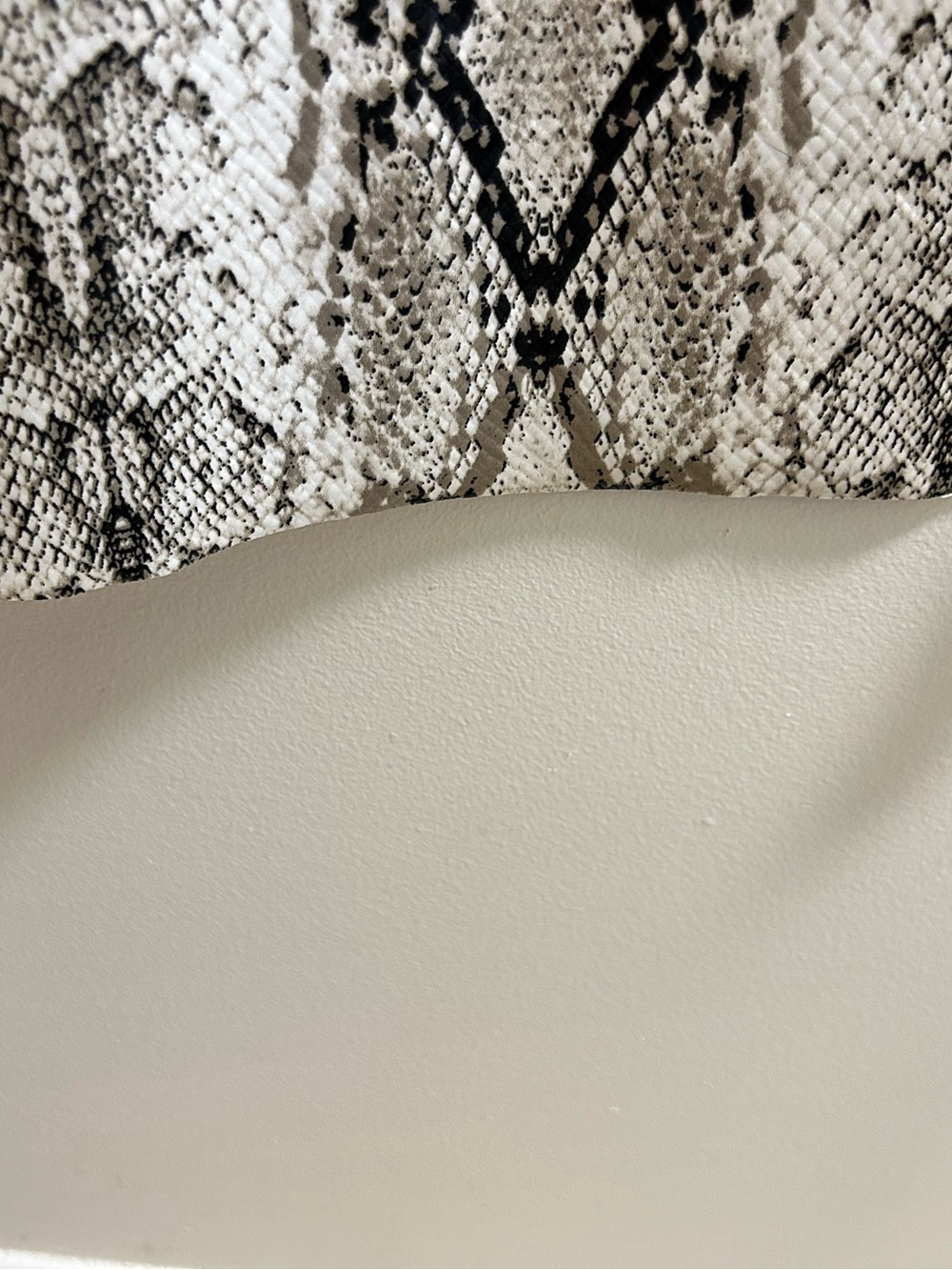 Snake Print Flared Pants - Cream/Black/Grey - Picture 3 of 5
